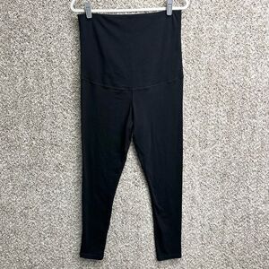 Kindred Bravely Leggings Women’s XL Black Pull On High Waisted Maternity Belly